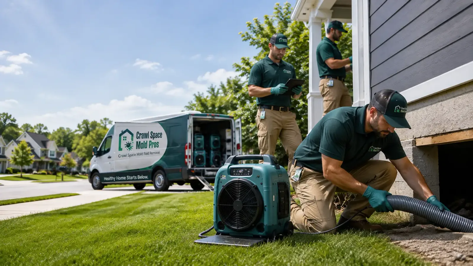 Crawl Space Mold Removal in New Ipswich, NH